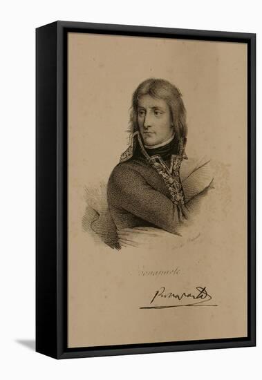 Portrait of Napoleon Bonaparte (1769-1821)-Francois Seraphin Delpech-Framed Stretched Canvas