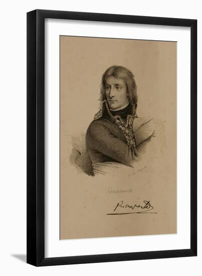 Portrait of Napoleon Bonaparte (1769-1821)-Francois Seraphin Delpech-Framed Premium Giclee Print