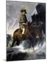 Portrait of Napoleon Bonaparte Crossing the Saint Bernard in 1800 by Paul Delaroche-null-Mounted Giclee Print