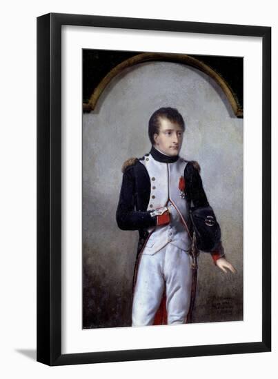 Portrait of Napoleon Bonaparte, First Consul by Jean-Baptiste Isabey-null-Framed Giclee Print