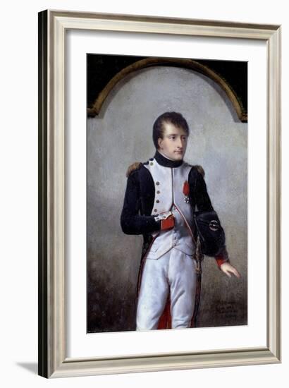 Portrait of Napoleon Bonaparte, First Consul by Jean-Baptiste Isabey-null-Framed Giclee Print