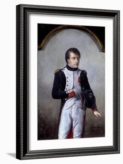 Portrait of Napoleon Bonaparte, First Consul by Jean-Baptiste Isabey-null-Framed Giclee Print