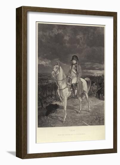 Portrait of Napoleon Bonaparte-Jean-Louis Ernest Meissonier-Framed Giclee Print