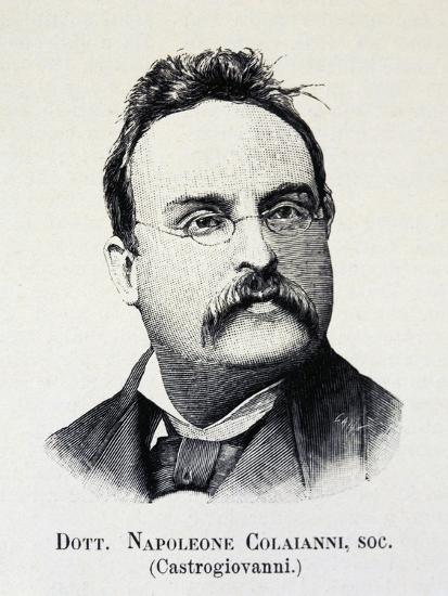 'Portrait of Napoleon Colajanni' Giclee Print
