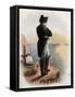 Portrait of Napoleon I (1769-1821) on the island of St Helena-French School-Framed Stretched Canvas