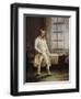 Portrait of Napoleon I on St. Helena Dictating His Memoires by Charles Auguste Steuben-null-Framed Giclee Print