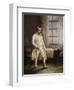 Portrait of Napoleon I on St. Helena Dictating His Memoires by Charles Auguste Steuben-null-Framed Giclee Print