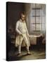 Portrait of Napoleon I on St. Helena Dictating His Memoires by Charles Auguste Steuben-null-Stretched Canvas