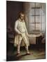 Portrait of Napoleon I on St. Helena Dictating His Memoires by Charles Auguste Steuben-null-Mounted Giclee Print