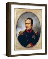 Portrait of Napoleon I-Antoine Charles Horace Vernet-Framed Giclee Print