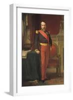 Portrait of Napoleon III (1808-73) 1862-Hippolyte Flandrin-Framed Giclee Print