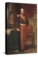 Portrait of Napoleon III (1808-73) 1862-Hippolyte Flandrin-Stretched Canvas