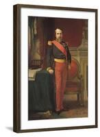 Portrait of Napoleon III (1808-73) 1862-Hippolyte Flandrin-Framed Giclee Print