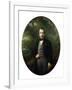 Portrait of Napoleon III (1808-73) circa 1857-Franz Xaver Winterhalter-Framed Giclee Print