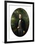 Portrait of Napoleon III (1808-73) circa 1857-Franz Xaver Winterhalter-Framed Giclee Print