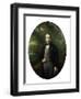 Portrait of Napoleon III (1808-73) circa 1857-Franz Xaver Winterhalter-Framed Giclee Print