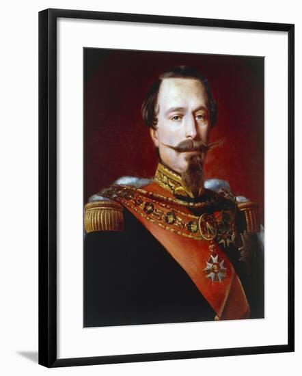 Portrait of Napoleon III of France-null-Framed Giclee Print