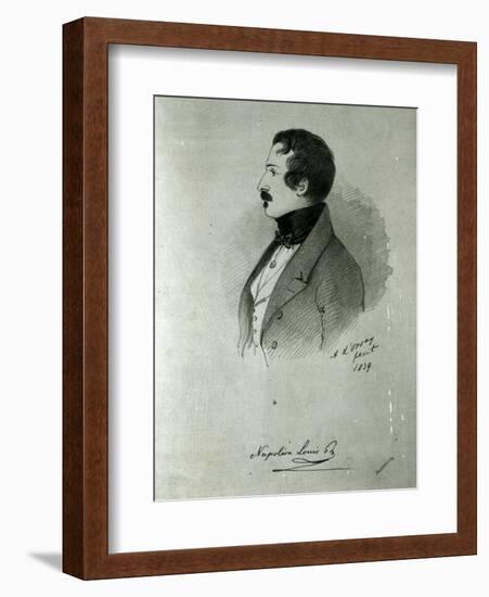 Portrait of Napoleon III-Alfred d' Orsay-Framed Giclee Print