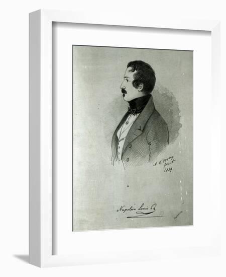 Portrait of Napoleon III-Alfred d' Orsay-Framed Giclee Print