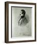 Portrait of Napoleon III-Alfred d' Orsay-Framed Premium Giclee Print