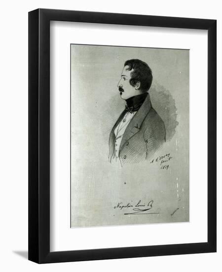 Portrait of Napoleon III-Alfred d' Orsay-Framed Premium Giclee Print