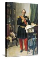 Portrait of Napoleon III-null-Stretched Canvas