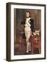 Portrait of Napoleon In His Work Room-Jacques-Louis David-Framed Art Print