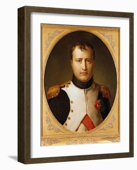 Portrait of Napoleon in Uniform-Francois Gerard-Framed Giclee Print