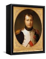 Portrait of Napoleon in Uniform-Francois Gerard-Framed Stretched Canvas