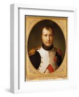 Portrait of Napoleon in Uniform-Francois Gerard-Framed Giclee Print