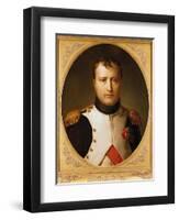 Portrait of Napoleon in Uniform-Francois Gerard-Framed Premium Giclee Print