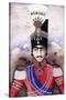 Portrait of Nasir-Ud-Din Shah Qajar (King of Persia), C.1845-1850 (Painting)-null-Stretched Canvas