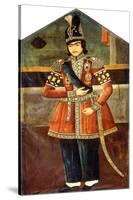 Portrait of Nasr-Al-Din Shah, C.1850-null-Stretched Canvas