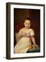 Portrait of Nastenka Khavskaya, 1826-Alexei Gavrilovich Venetsianov-Framed Giclee Print