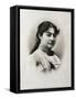 Portrait of Natalie of Serbia (1859-1941), Queen consort of Serbia-French Photographer-Framed Stretched Canvas