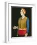 Portrait of Natalya Andreevna Malevich (Nee Manchenka) (B.1902) the Artist's Wife, 1933-Kazimir Severinovich Malevich-Framed Giclee Print