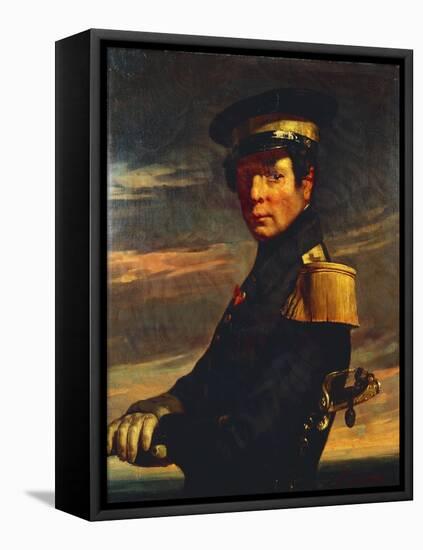 Portrait of Naval Officer, 1845-Jean-François Millet-Framed Stretched Canvas