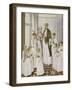 Portrait of Nawalb Shujal'Ud-Daulah with His Son Ten-null-Framed Giclee Print