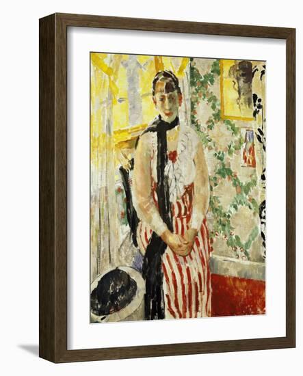 Portrait of Nel Wouters 1912-Rik Wouters-Framed Giclee Print