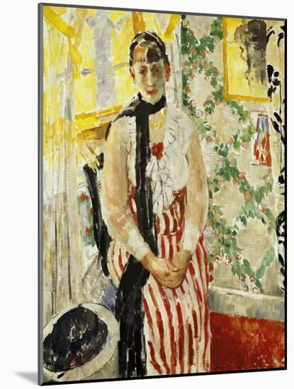 Portrait of Nel Wouters 1912-Rik Wouters-Mounted Giclee Print