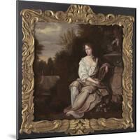 Portrait of Nell Gywn with Frame, 1670s-Sir Peter Lely-Mounted Giclee Print