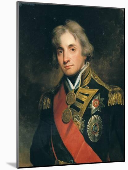 Portrait of Nelson (1758-1805)-George Peter Alexander Healy-Mounted Giclee Print