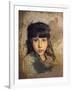 Portrait of Nene, 1885-Telemaco Signorini-Framed Giclee Print