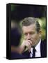 Portrait of New York City Mayor John Lindsay-John Dominis-Framed Stretched Canvas