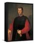 Portrait of Niccolo Machiavelli-Santi Di Tito-Framed Stretched Canvas