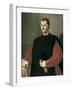 Portrait of Niccolo Machiavelli-Santi Di Tito-Framed Art Print