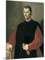 Portrait of Niccolo Machiavelli-Santi Di Tito-Mounted Art Print