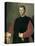 Portrait of Niccolo Machiavelli-Santi Di Tito-Stretched Canvas