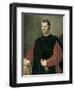 Portrait of Niccolo Machiavelli-Santi Di Tito-Framed Art Print