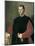 Portrait of Niccolo Machiavelli-Santi Di Tito-Mounted Art Print